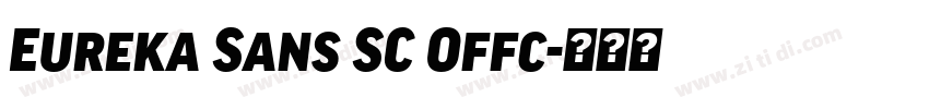 Eureka Sans SC Offc字体转换